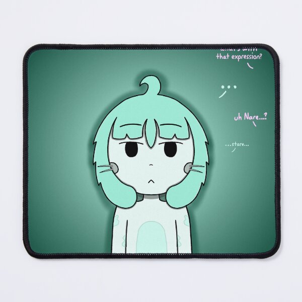 Item preview, Blank Stare Anime Character Mint Green designed and sold by Mouradalamdar.