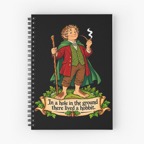 Artikelvorschau, In einem Loch im Boden lebte ein Hobbit – Klassisches Fantasy-Abenteuer entworfen und verkauft von OzyWear.