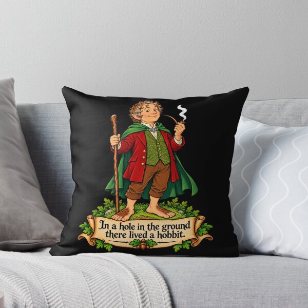 Artikelvorschau, In einem Loch im Boden lebte ein Hobbit – Klassisches Fantasy-Abenteuer entworfen und verkauft von OzyWear.