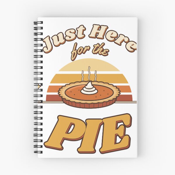 Artikelvorschau, Just Here for the Pie Retro Sunset Pumpkin Pie Thanksgiving entworfen und verkauft von LesGTs.