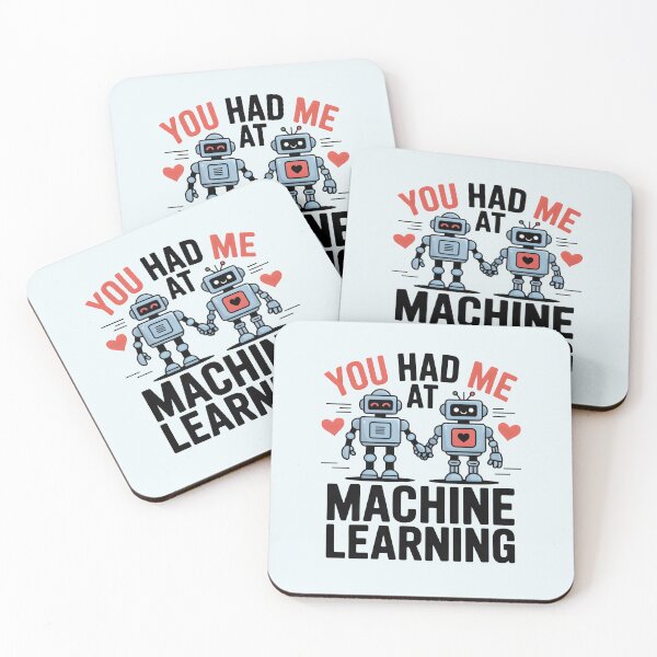 Item preview, You Had Me at Machine Learning – Funny AI Love Humor Design designed and sold by Jollys-ArtShop.