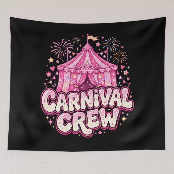 Item preview, Carnival Crew Cute Circus Tent & Fireworks Matching Group designed and sold by FolkGraphics.