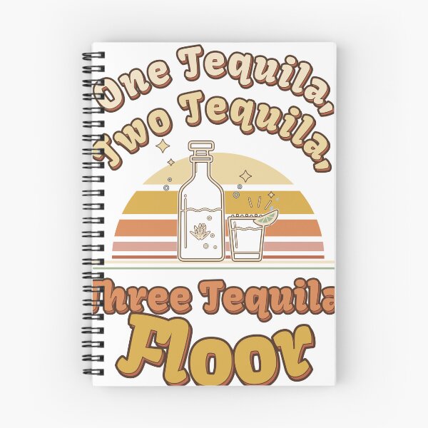 Item preview, One Tequila Two Tequila Three Tequila Floor – Retro Sunset Funny Drinking designed and sold by LesGTs.