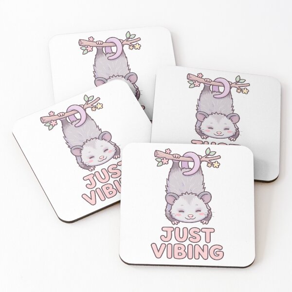 Item preview, Just Vibing - Chill Opossum Funny Design designed and sold by Visual Dept..