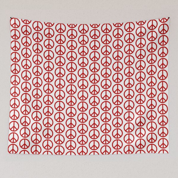 Item preview, Peace Red designed and sold by deafhoops1.
