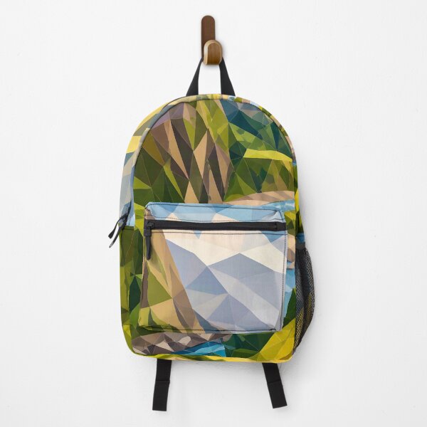 Item preview, Geometric Landscape with River designed and sold by Vicky Brago-Mitchell®.