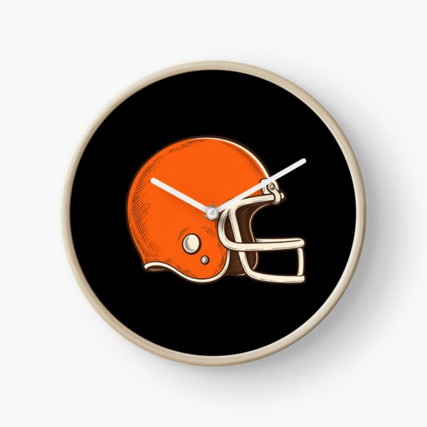 Artikelvorschau, Cleveland Browns Orange Helm Seitenprofil Vintage entworfen und verkauft von purrinink.