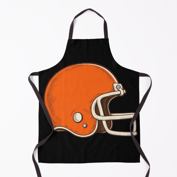 Artikelvorschau, Cleveland Browns Orange Helm Seitenprofil Vintage entworfen und verkauft von purrinink.