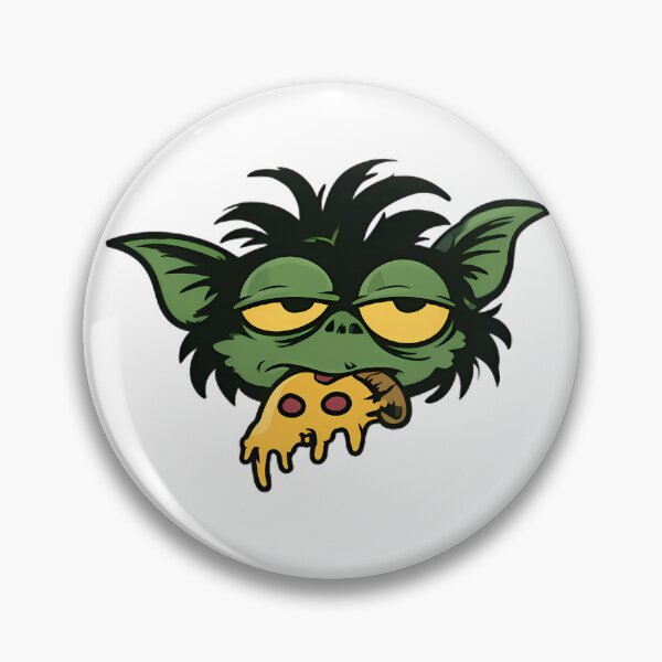 Artikelvorschau, Lustiges, erschöpftes Gremlin-Gesicht entworfen und verkauft von Retro Whimsy.
