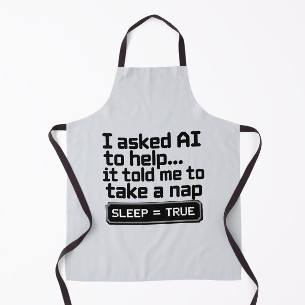 Item preview, I Asked AI to Help… It Told Me to Take a Nap – Funny AI Humor designed and sold by Jollys-ArtShop.