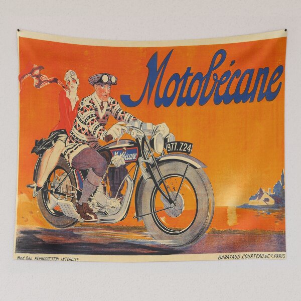 Item preview, Vintage Motorcycle Wall Art, Motobécane Poster, Géo Ham French Motorcycle Print designed and sold by RickE.