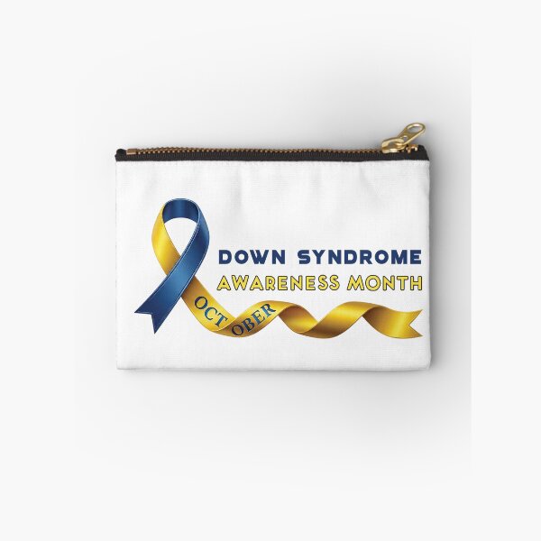 Artikelvorschau, Monat des Bewusstseins für das Down-Syndrom – Blau-Gelbes Band entworfen und verkauft von BoutaBii.