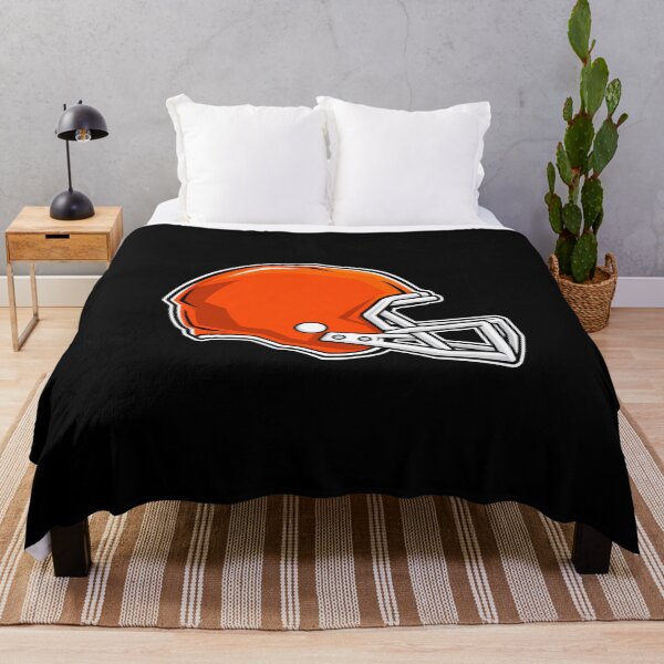 Item preview, Casco naranja de los Cleveland Browns, vista lateral, limpio designed and sold by purrinink.