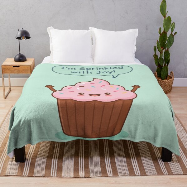 Aperçu de l'œuvre Je suis saupoudré de joie, mignon cupcake kawaii créée et vendue par Amir Faysal.
