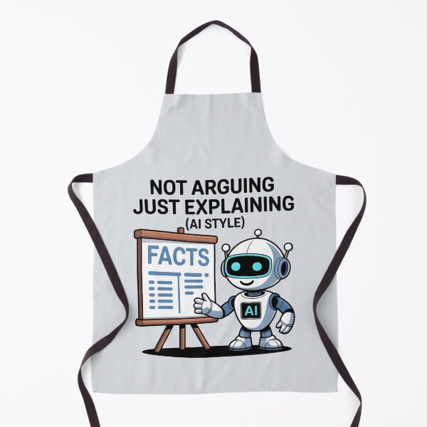 Item preview, Not Arguing, Just Explaining (AI Style) – Funny AI Humor Design designed and sold by Jollys-ArtShop.
