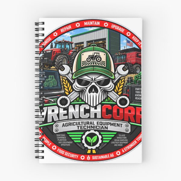 Item preview, WrenchCorps - Técnico en equipos agrícolas designed and sold by WrenchCorps.