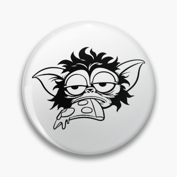 Artikelvorschau, Lustiges, erschöpftes Gremlin-Gesicht entworfen und verkauft von Retro Whimsy.