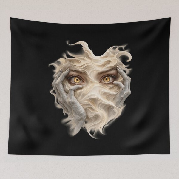 Item preview, The Self Refuses to Stay Solid – Surreal Golden Gaze designed and sold by Anyshca.