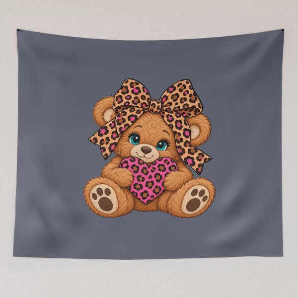 Item preview, Leopard Love Teddy Bear designed and sold by Aimetoi.