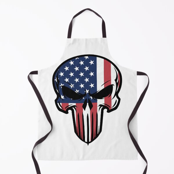 Item preview, American Flag Skull - Patriotic USA Skull designed and sold by Marshallamoakohene.