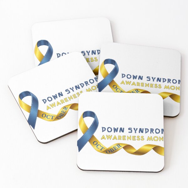 Item preview, Down Syndrome Awareness Month – Yellow & Blue Ribbon designed and sold by BoutaBii.