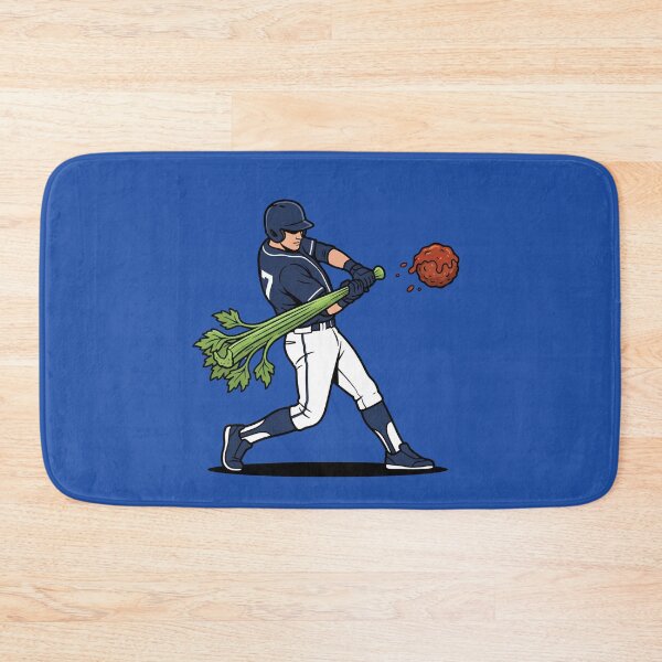 Item preview, Baseball Player Hitting Meatball With Celery Bat designed and sold by Rare By Hero.