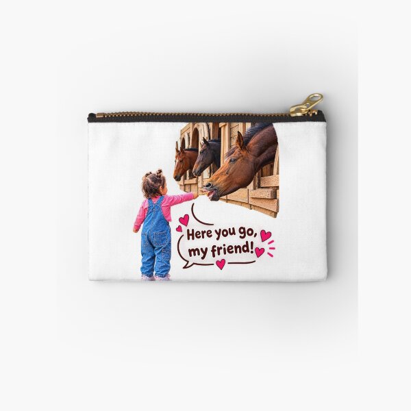 Item preview, Toddler Girl Feeding Her Horse Friend – Cute Farm Animal Design designed and sold by aliyehc.
