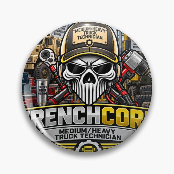 Item preview, WrenchCorps - Medium / Heavy Truck Technician (Military) designed and sold by WrenchCorps.