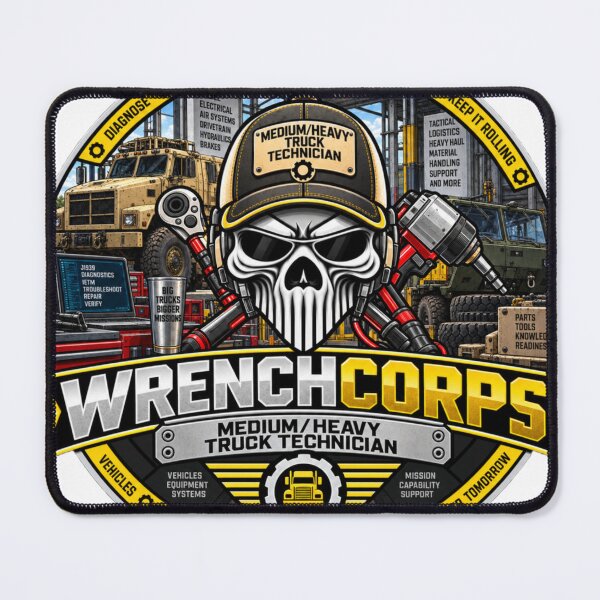 Item preview, WrenchCorps - Medium / Heavy Truck Technician (Military) designed and sold by WrenchCorps.