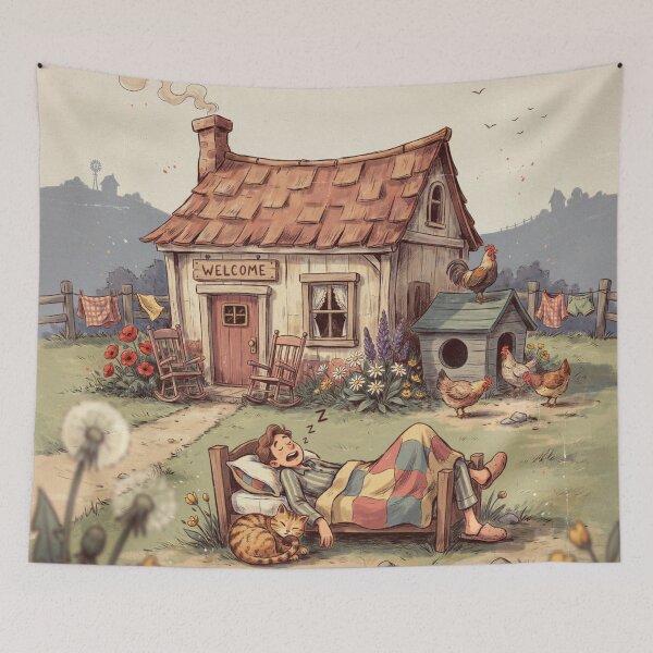 Item preview, Sleeping outdoors. designed and sold by elegantpaterns.