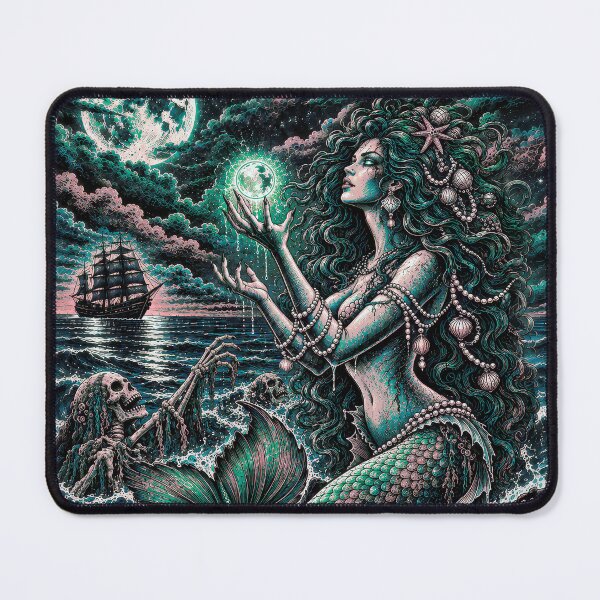 Item preview, Siren’s Cove – Dark Mermaid Nautical Horror Art designed and sold by monstermangraphic.