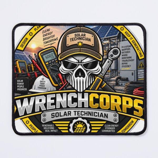 Item preview, WrenchCorps - Solar Technician designed and sold by WrenchCorps.