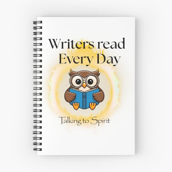 Item preview, Writers Read Every Day. Owls Agree designed and sold by TalkingToSpirit.