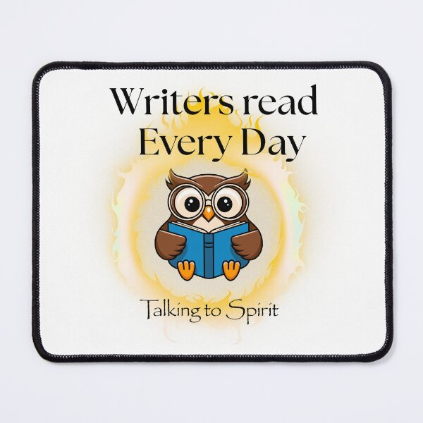 Item preview, Writers Read Every Day. Owls Agree designed and sold by TalkingToSpirit.