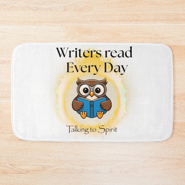 Item preview, Writers Read Every Day. Owls Agree designed and sold by TalkingToSpirit.