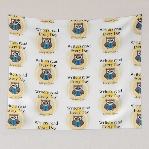 Item preview, Writers Read Every Day. Owls Agree designed and sold by TalkingToSpirit.