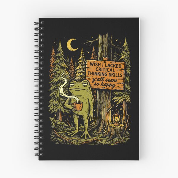 Item preview, Wish I Lacked Critical Thinking Skills Y'all Seem So Happy Intellectual Thinker Humor Overthinker designed and sold by FolkGraphics.