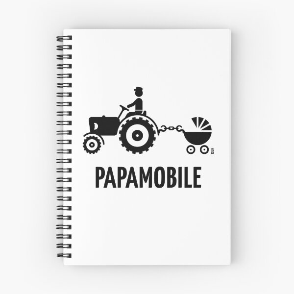 Item preview, Popemobile (Tractor and Stroller / Father and Son / Farmer / Black) designed and sold by MrFaulbaum.