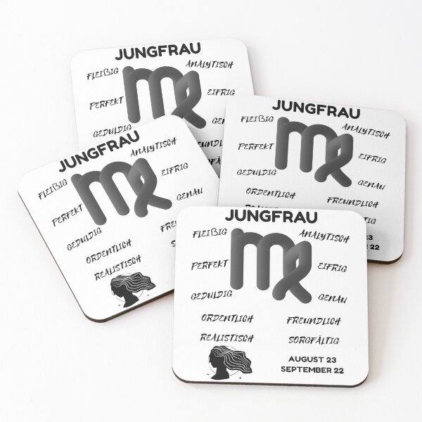 Artikelvorschau, Jungfrau Sternzeichen Astrologie Horoskop Symbol - Classic Black & White entworfen und verkauft von ZODIARA.