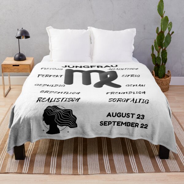 Artikelvorschau, Jungfrau Sternzeichen Astrologie Horoskop Symbol - Classic Black & White entworfen und verkauft von ZODIARA.