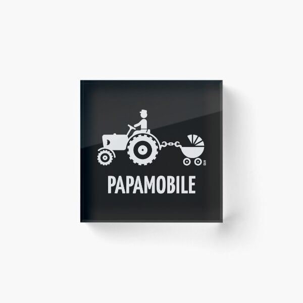 Item preview, Popemobile (Tractor and Stroller / Father and Son / Peasant / White) designed and sold by MrFaulbaum.
