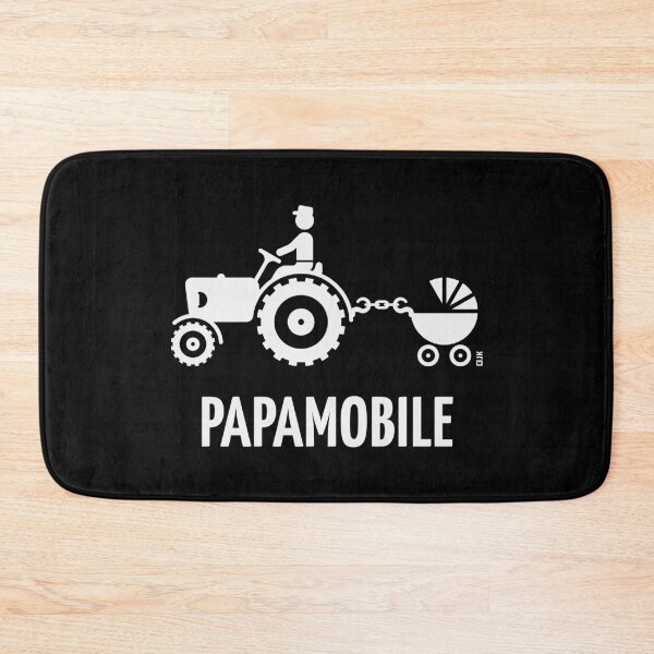 Item preview, Popemobile (Tractor and Stroller / Father and Son / Peasant / White) designed and sold by MrFaulbaum.
