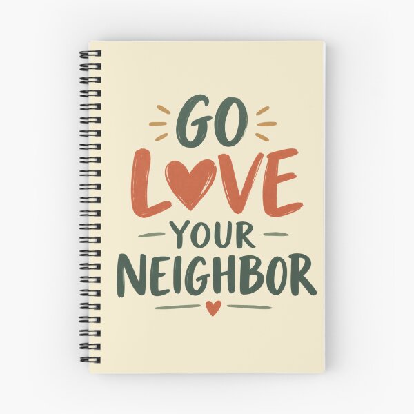 Item preview, Go Love Your Neighbor - Heart Earthy Boho Typography Quote designed and sold by D-Islamic.