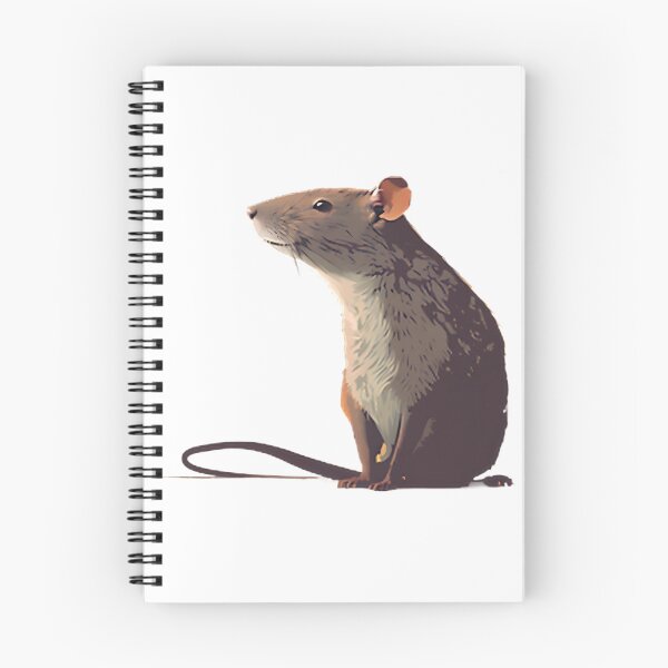 Item preview, Cute Cartoon Rat Illustration with Playful Expression designed and sold by Shaanto's Graph.