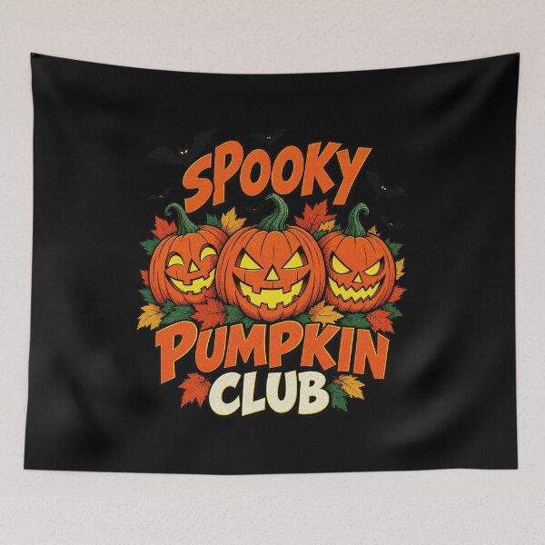 Item preview, Spooky Pumpkin Club Carved Jack O Lanterns Halloween Artwork designed and sold by yassin-stags.