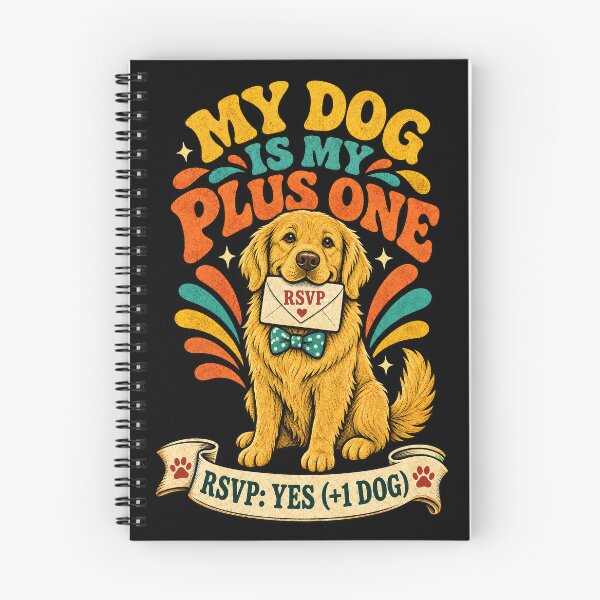 Item preview, Golden Retriever My Dog Is My Plus One Funny Dog Lover Gift designed and sold by Art JSMY.
