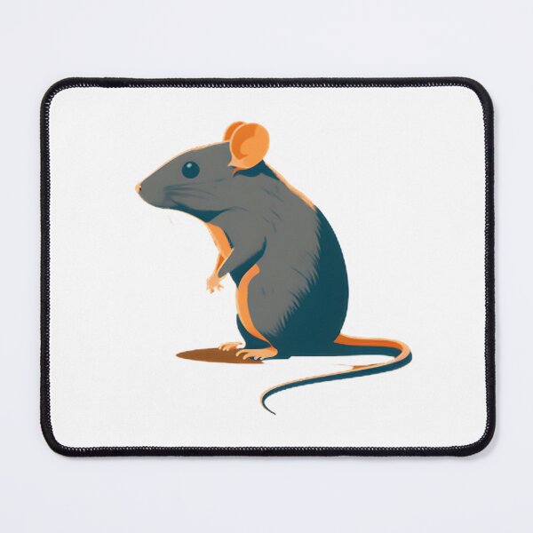 Item preview, Cute Cartoon Rat Illustration Design for Animal Lovers designed and sold by Shaanto's Graph.
