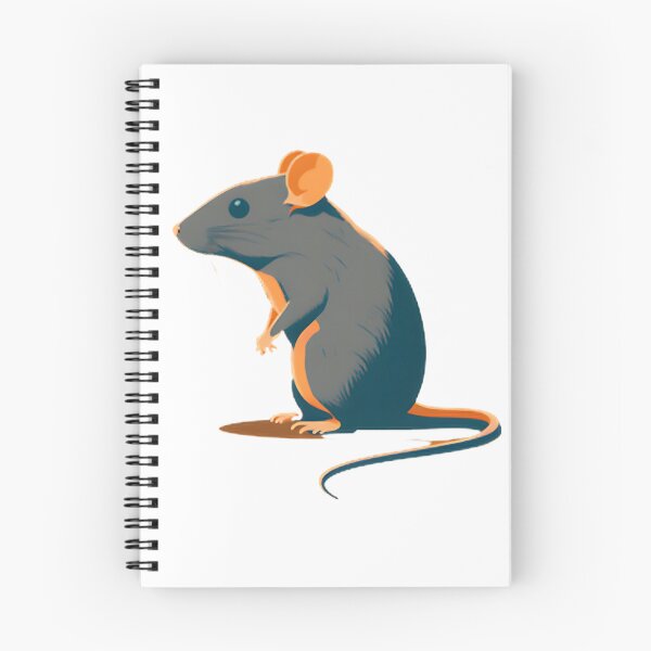 Item preview, Cute Cartoon Rat Illustration Design for Animal Lovers designed and sold by Shaanto's Graph.