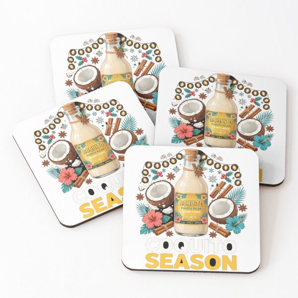 Artikelvorschau, Weihnachts-T-Shirt „Coquito Season“ aus Puerto Rico | Festtags-T-Shirt für Puertoricaner entworfen und verkauft von BellaDiosa.