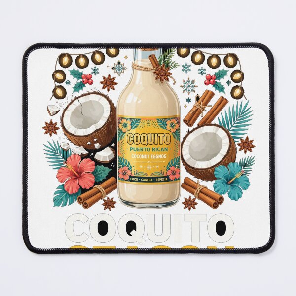 Artikelvorschau, Weihnachts-T-Shirt „Coquito Season“ aus Puerto Rico | Festtags-T-Shirt für Puertoricaner entworfen und verkauft von BellaDiosa.